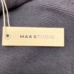 Max Studio NEW Womens L Funnel Neck Button Tunic Black Lagenlook Minimalist Photo 8
