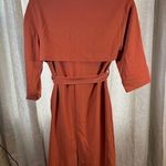 Topshop Rustic Orange Long Coat NEW size 4 Photo 3