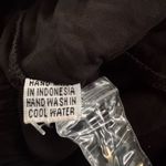 Ava Sky Black Rayon Pants Gold studded trim pockets one size NWT Photo 4