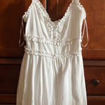White Romper Ruffles Size XS Photo 0