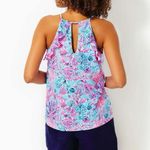 Lilly Pulitzer  Billie Tank Top In Celestial Blue Seek and Sea Photo 1
