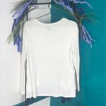 Jessica Simpson Off white light sweater with black ribbon … Photo 3