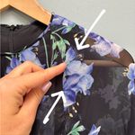 Mac Duggal IEENA for  Floral Cape Mini Shift Dress 2 Photo 11