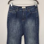 Talbots  Stretch Denim Embellished Pockets Ankle Jeans Size 6 Petite Photo 1
