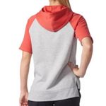 Adidas athletic gray orange hoodie t shirt! Photo 1