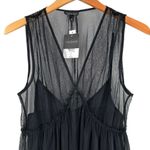 Topshop NEW/NWT  Black Midi Party LBD Tulle Dress Size 6 Photo 5