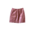 Free People  Brown Faux Leather Mini Skirt Photo 1
