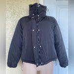 BDG Women's Charcoal Puffer Jacket Photo 1