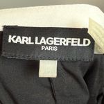 Karl Lagerfeld Paris Floral Pencil Skirt Women 10 Black White Lace Overlay Work Photo 6