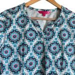 Beyond‎ Scrubs Women Scrub Top L Blue Medallian Medical Uniform Nurse Workwear Purple Size L Photo 8