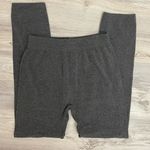 Poof! Gray Elastic Waist Pull On Full Length Leggings One Size Fits All Photo 0