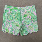 Lilly Pulitzer  Darci Knit Shorts Mandevilla Baby Fins And Flippers Size 6 Photo 4