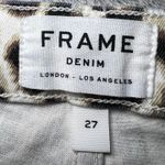 frame denim Frame Ali High Rise Cigarette Leopard Print Jeans Womens 27 Trendy Fashionable Photo 3