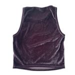Beyond Yoga  women's XS purple velour crop top workout athletic velvet midnight Photo 1