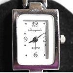 Unique Chaoyada Yellow Enamel Inlay Silver Tone 6.5" Bracelet Band Watch Photo 3