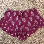 Band of Gypsies floral flutter hem flowy short shorts Photo 1