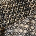 ZARA Ruffle Sheer Geo Print Button Romper Jumpsuit Large Contrast Kaleidoscope Photo 6