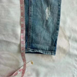 One Teaspoon  Light Wash Distressed Straight Leg Ankle Cotton Jeans Size … Photo 14