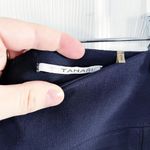 T Tahari  Navy Pencil Skirt Photo 3