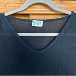 Oh My Gauze! High Low Tunic Top Dress Cover Up Black Size 1 Small/Medium Photo 4