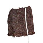 Allison Taylor Pure silk Vintage pure silk fully lined flutter ruffle hem abstra Photo 9