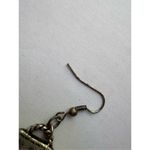 Vintage Chunky gold and silver toned cross earrings western Photo 3