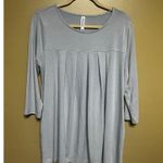 Zenana Premium  Oversized Light Blue Tunic Size Large Photo 0