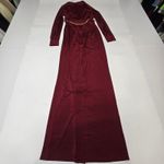 L'Agence  Thea Twist Front Dress in Black Cherry Size 0 Photo 15