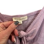 PacSun  LA Hearts Tie Front Dotted Flowy Cami Blouse in Pink Size S Photo 3