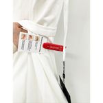 Mac Duggal  48855 White Classic A-Line V-Neck Ballgown Size 10 NWT Photo 4