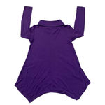 Bulotus High Low Long Sleeve Cowl Neck‎ Size Large Boho Chic Purple Photo 1