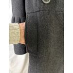 Miss Sixty Wool Blend Military Coat Gray XL Funnel Neck Bell Sleeves Mod Photo 12