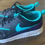 Nike  Air Max Thea black turquoise purple size 9‎ Photo 3