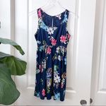 Arizona Jeans Arizona Floral Navy Dress Sleeveless Small Photo 13