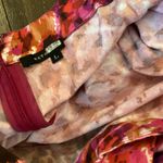 Natori  Ombre Animale print cotton poplin sundress fuschsia midi Dress L Photo 5