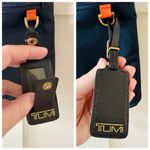 TUMI Voyageur Capri Crossbody Shoulder Bag, Navy Nylon & Gold Hardware Blue Photo 13