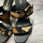 Michael Kors Colby Camouflage Print Calf Hair Sandal size 8 Photo 1