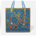 Brighton  Holiday Glittering Love Limited Edition Large Canvas Tote Bag Photo 1