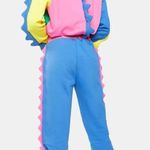Dolls Kill Current Mood dino hoodie sweatpants matching set multicolor small XS Photo 12