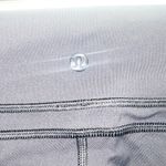 Lululemon  Black Cropped Mesh Detail Women’s Gummy Logo Leggings Photo 5