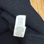 OFFLINE by Aerie Large Black Half Zip Ribbed Knit Pullover Top Comfy Oversized Photo 4