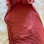 Lucy Love Pink Ribbed Side Slit Maxi Dress Photo 7