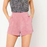 Light Pink Corduroy Shorts Photo 0