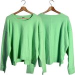 Free People Luna Pullover Sweater Women's Small Kiwi Candy Knit Oversized NWT Photo 4