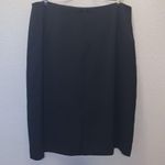 Tanjay vintage satin lined midi pencil skirt Black Size 16 Photo 3