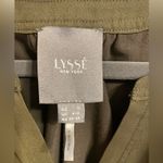 Lysse  Millie Top Size S Womens Olive Green‎ Tunic Blouse V Neck Chiffon Knit Mix Photo 5