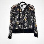 Adidas X Farm Rio Butterfly Track Jacket Hoodie Full Zip Womens Black Size Small Photo 1