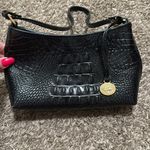 Brahmin  shoulder bag black gold tag luxury leather plastic still on gold tags Photo 3