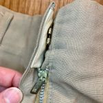 Hunter  Vintage Tan Khaki High Rise Pleated Shorts Womens 6 Photo 4