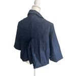 NEW YORK & COMPANY Denim Swing Jacket Coat Size Medium Blue Photo 4